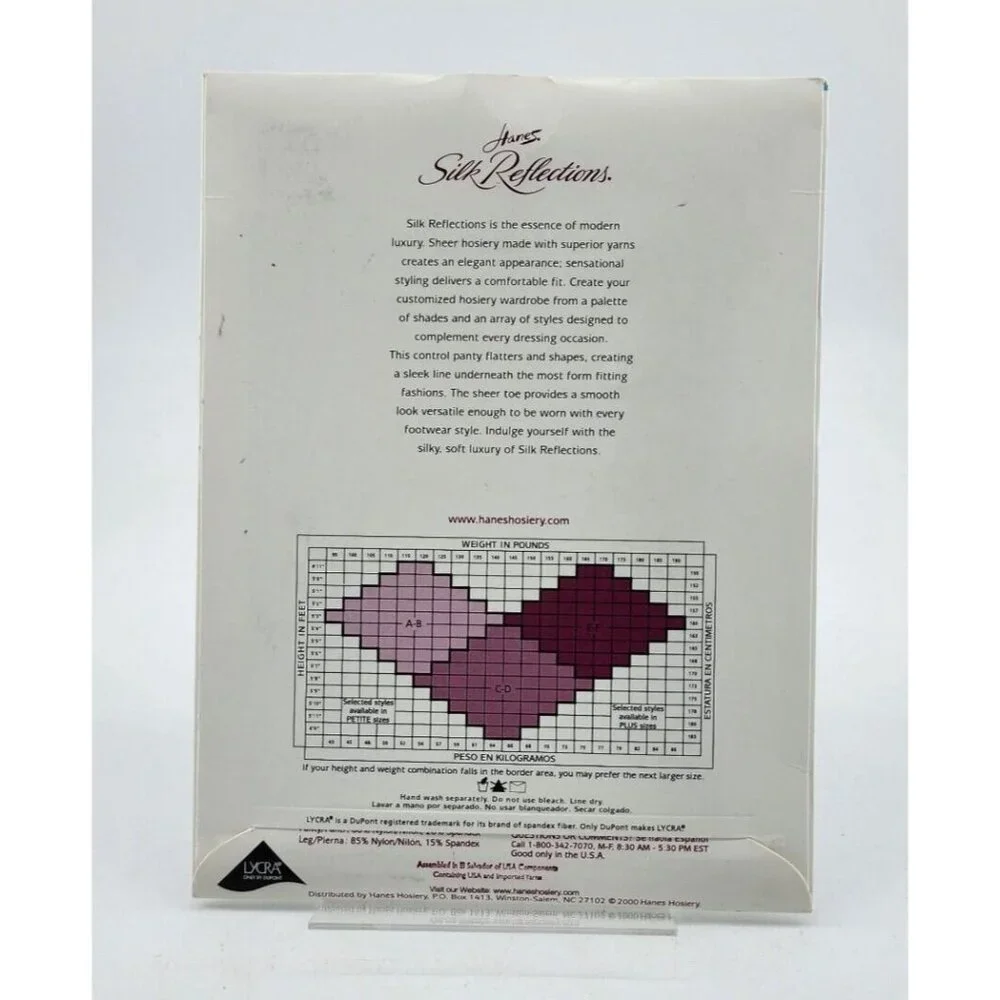 Hanes silk reflections